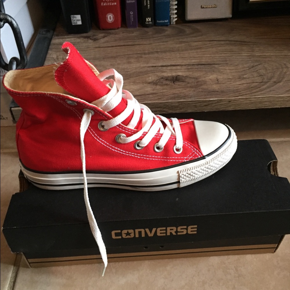 Converse Red high tops